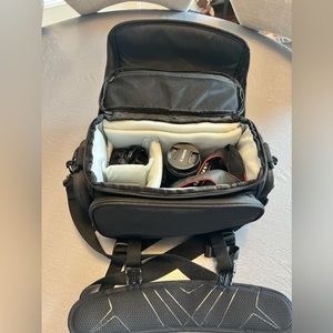 Canon EOS Rebel T7i DSLR Camera with Travel Kit and Deluxe Lens Filter Kit